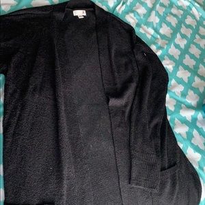 Black cardigan